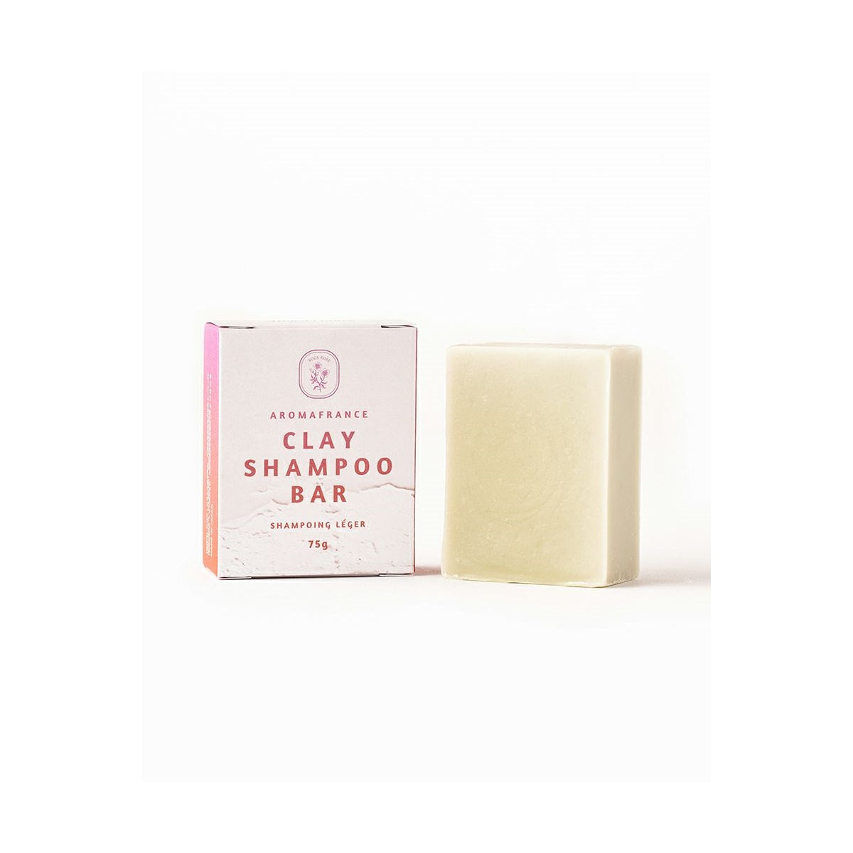 Aroma France Champú Arcilla Barra Shampoing Léger 75g