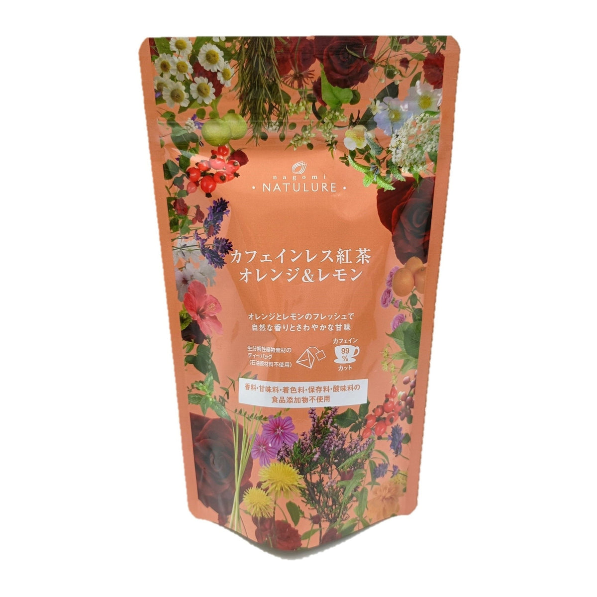 Nagomi-Thé noir décaféiné NATULURE Orange & Citron