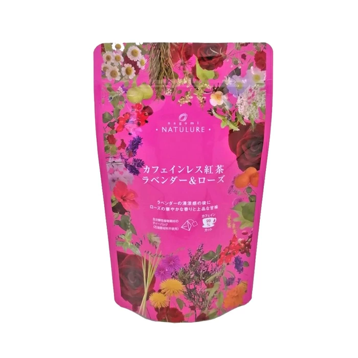 Nagomi-Thé noir décaféiné NATULURE Lavande et rose