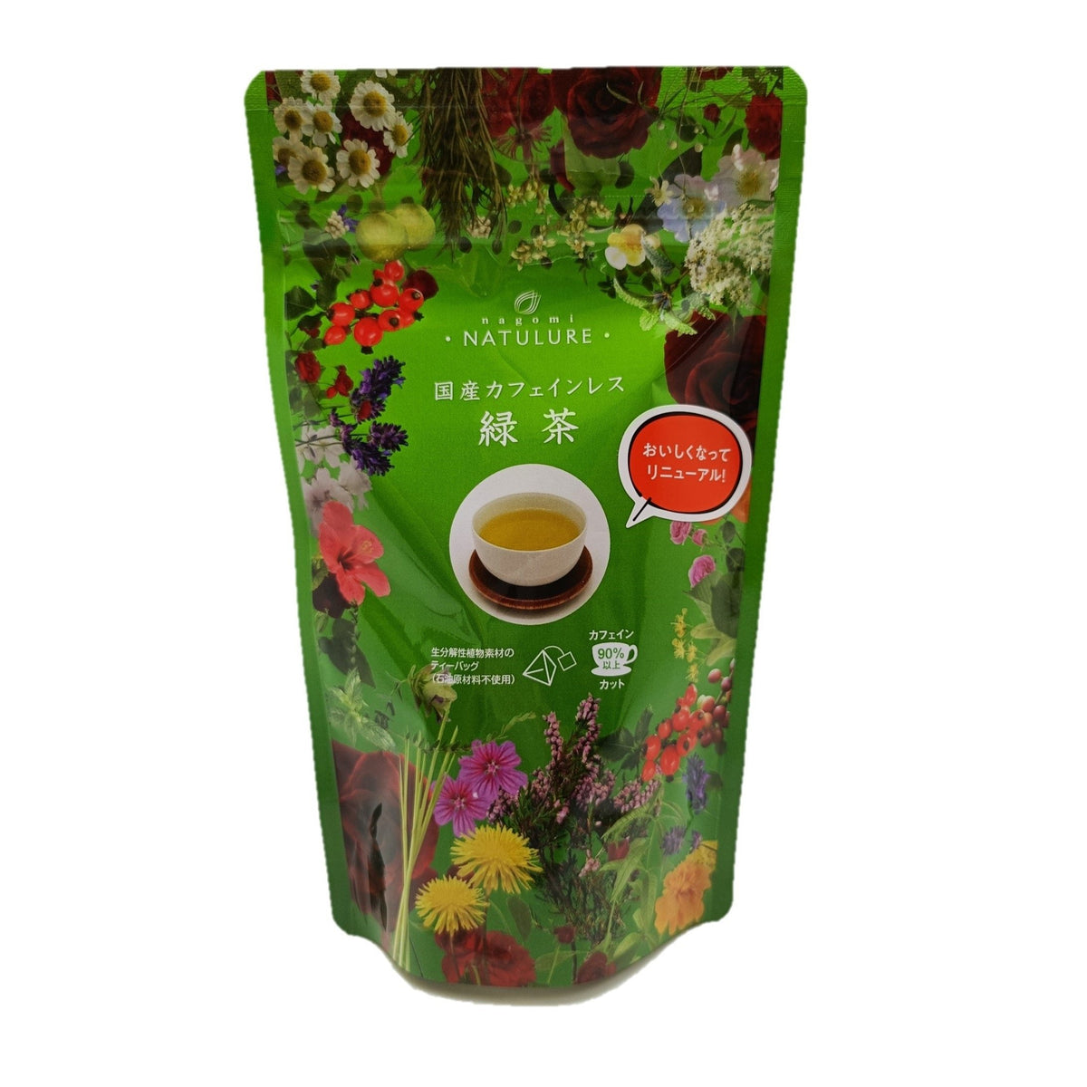Nagomi-Thé vert décaféiné local NATULURE