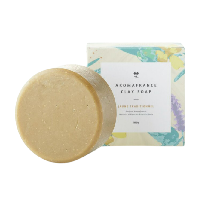 Aroma France Jabón de Arcilla Amarillo Tradicional 100g