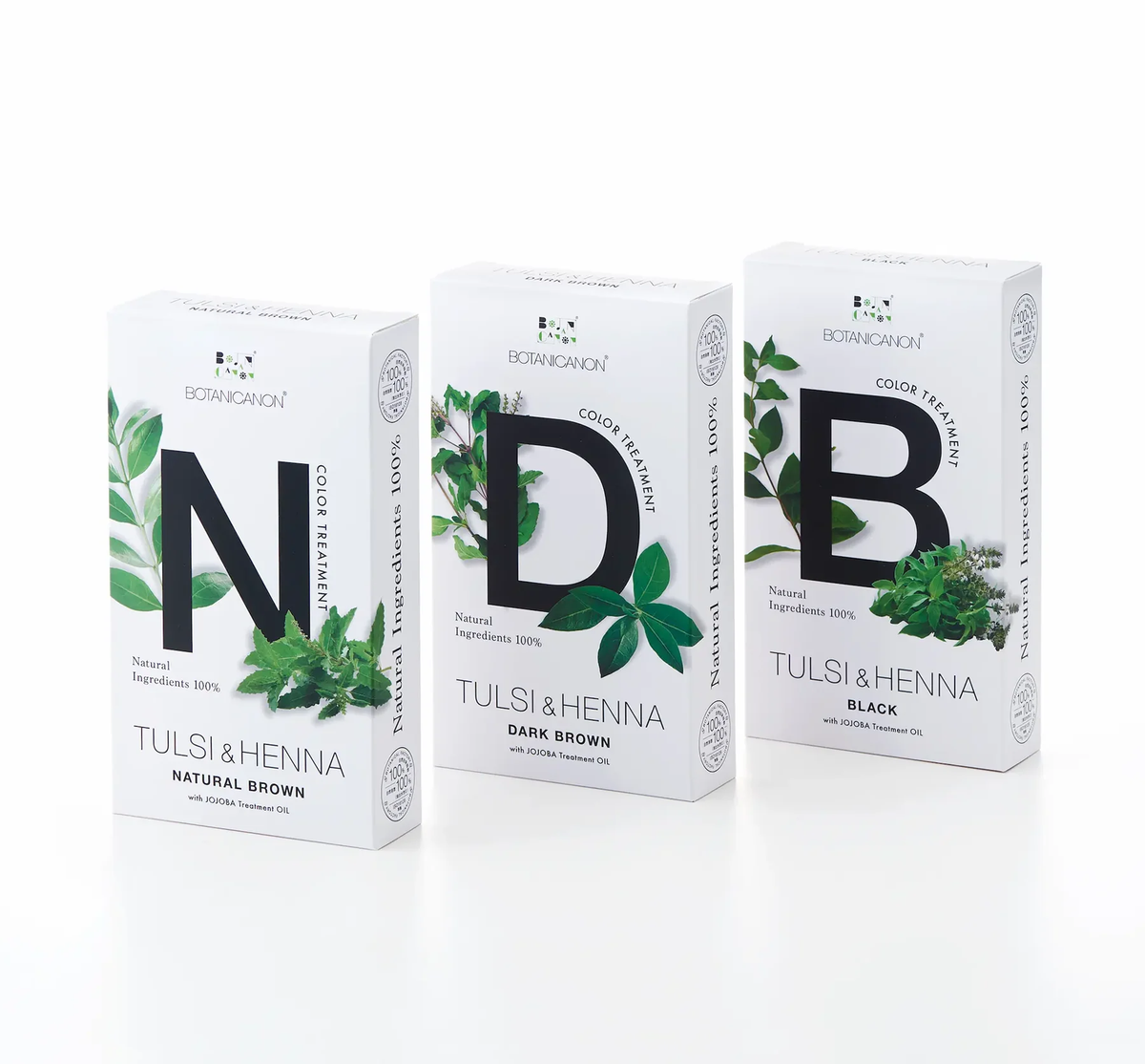 BOTANICANON Tulsi & Henna - Natural Brown (100g)