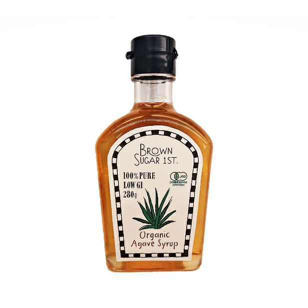 Jarabe de agave orgánico de primera calidad con azúcar moreno (280 g)