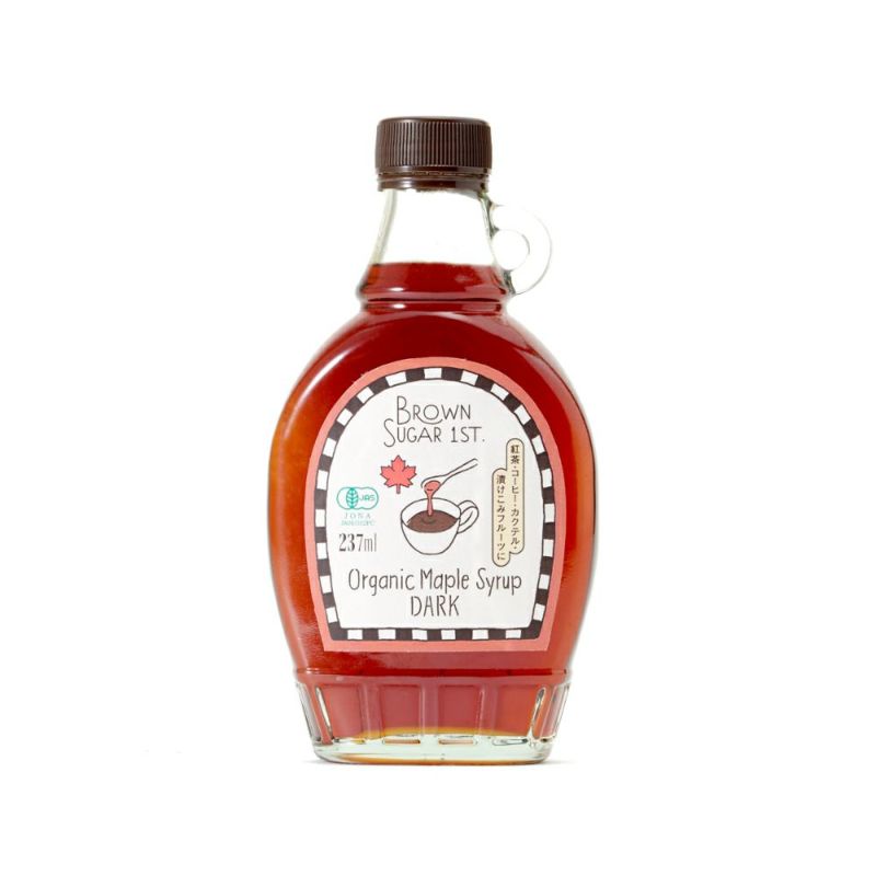 Jarabe de arce orgánico Brown Sugar 1st OSCURO (237 ml)