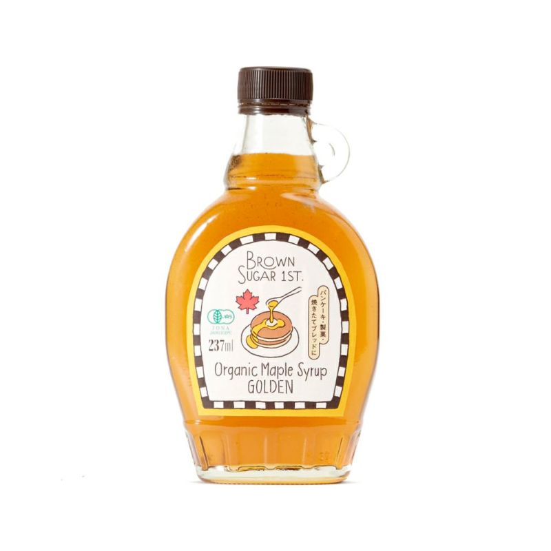 Jarabe de arce orgánico Brown Sugar 1st GOLDEN (237 ml)