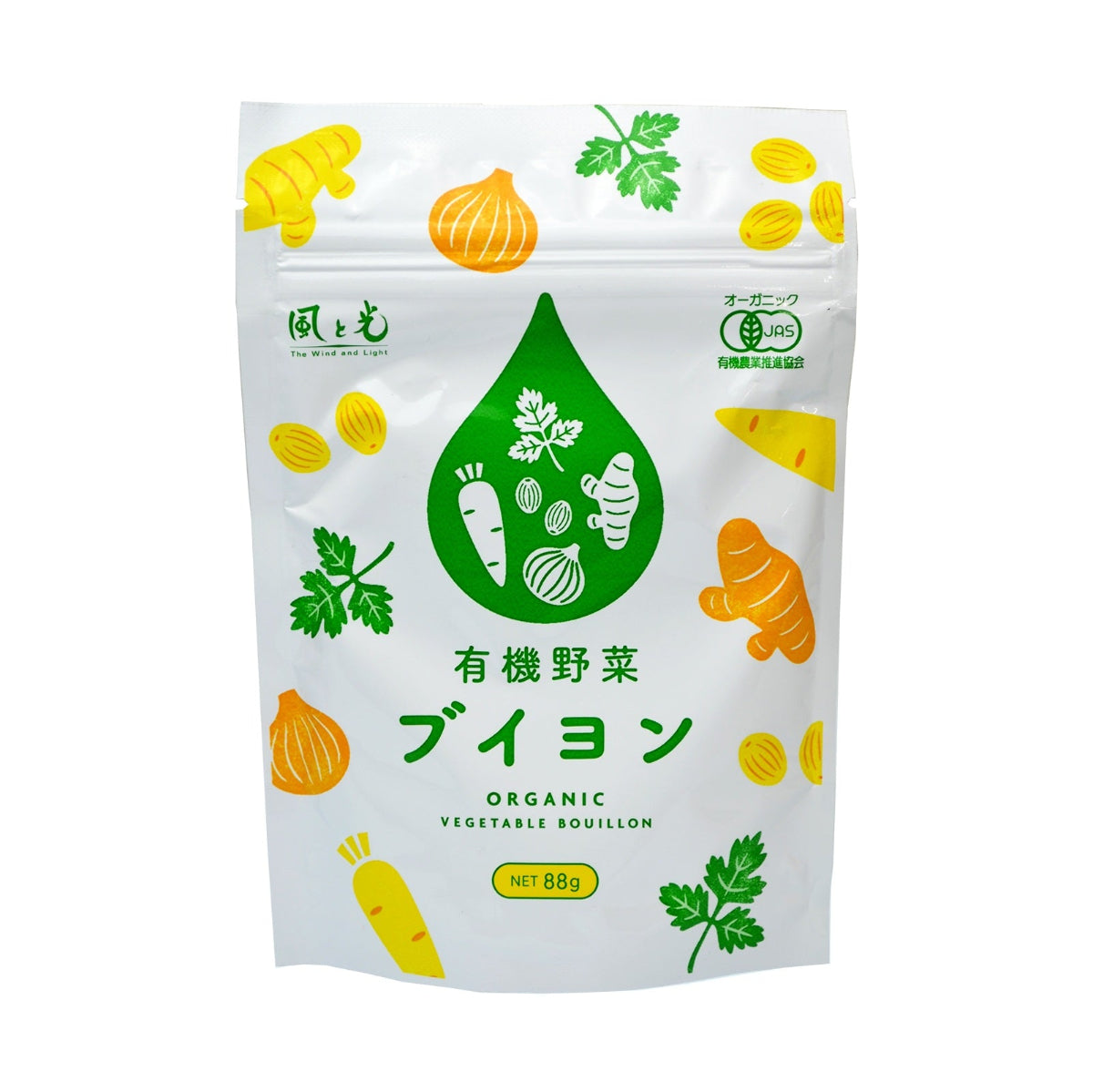 Bouillon de légumes bio Kaze to Hikari 88 g
