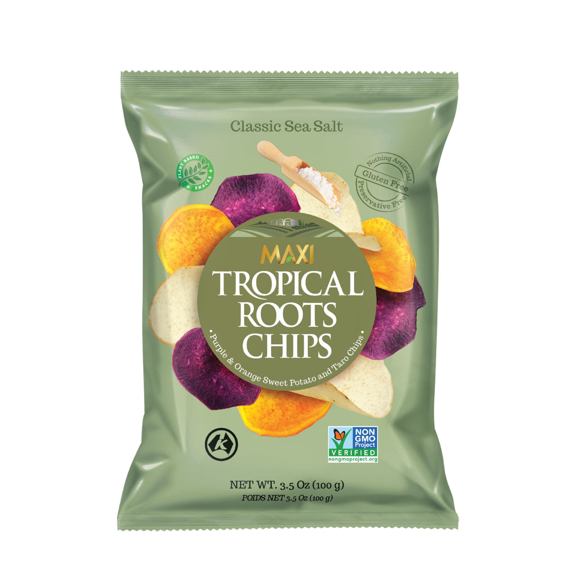 MAXI CHIPS DE RACINES TROPICALES SEL DE MER CLASSIQUE 100 g