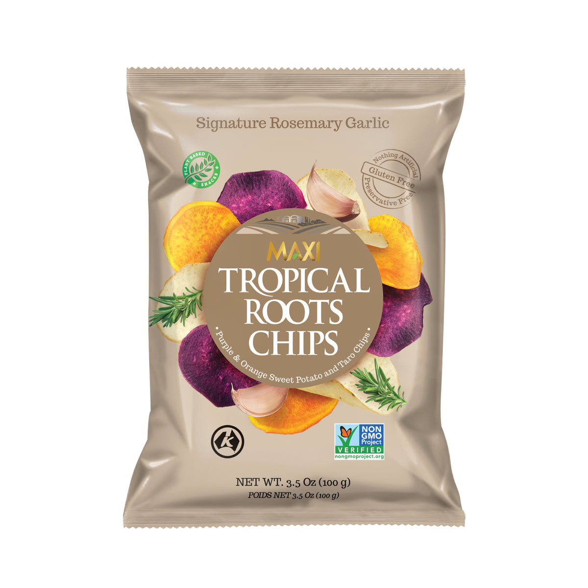 MAXI CHIPS RACINES TROPICALES ROMARIN AIL 100g
