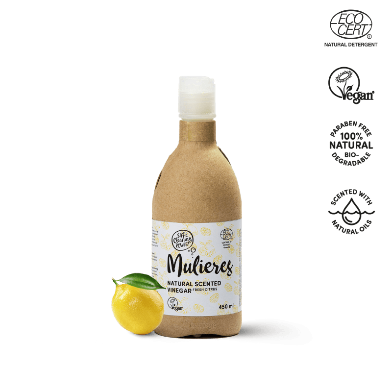 Vinagre natural Mulieres con aroma a cítricos frescos (450 ml)