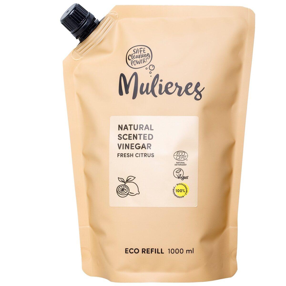 Recambio de vinagre natural Mulieres con aroma a cítricos frescos (1000 ml)