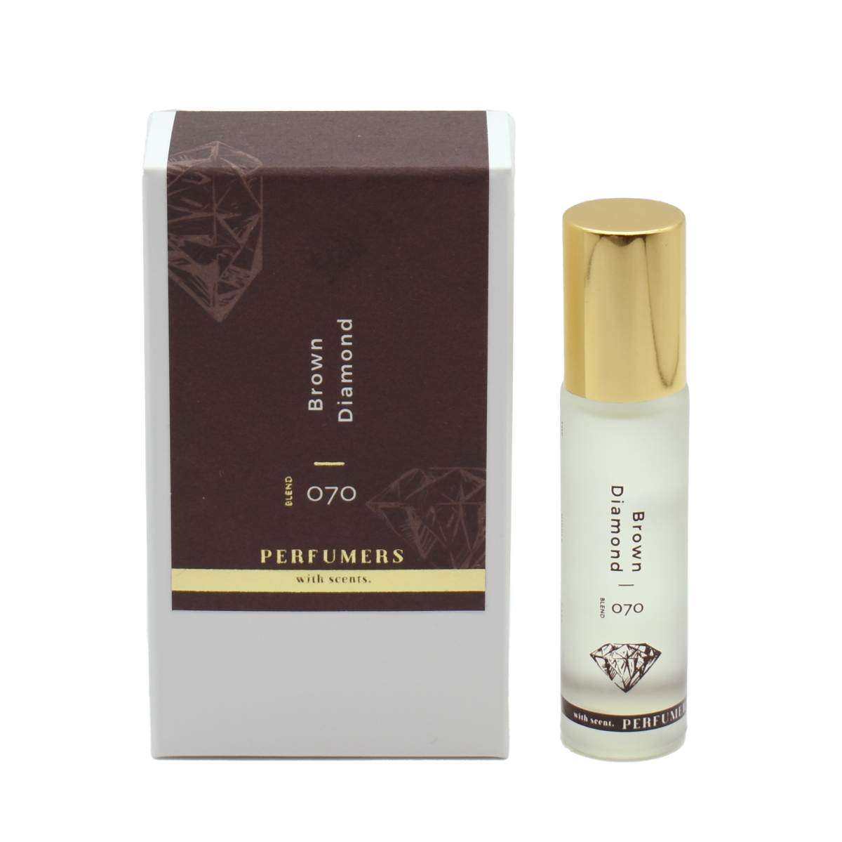 PERFUMERS Roll On Perfume Oil Brown Diamond (10mL)