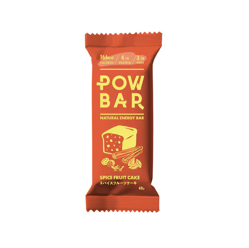 POW BAR SPICE FRUIT CAKE 40g J Beauty Natural POW BAR SPICE FRUIT CAKE 40g J Beauty Natural