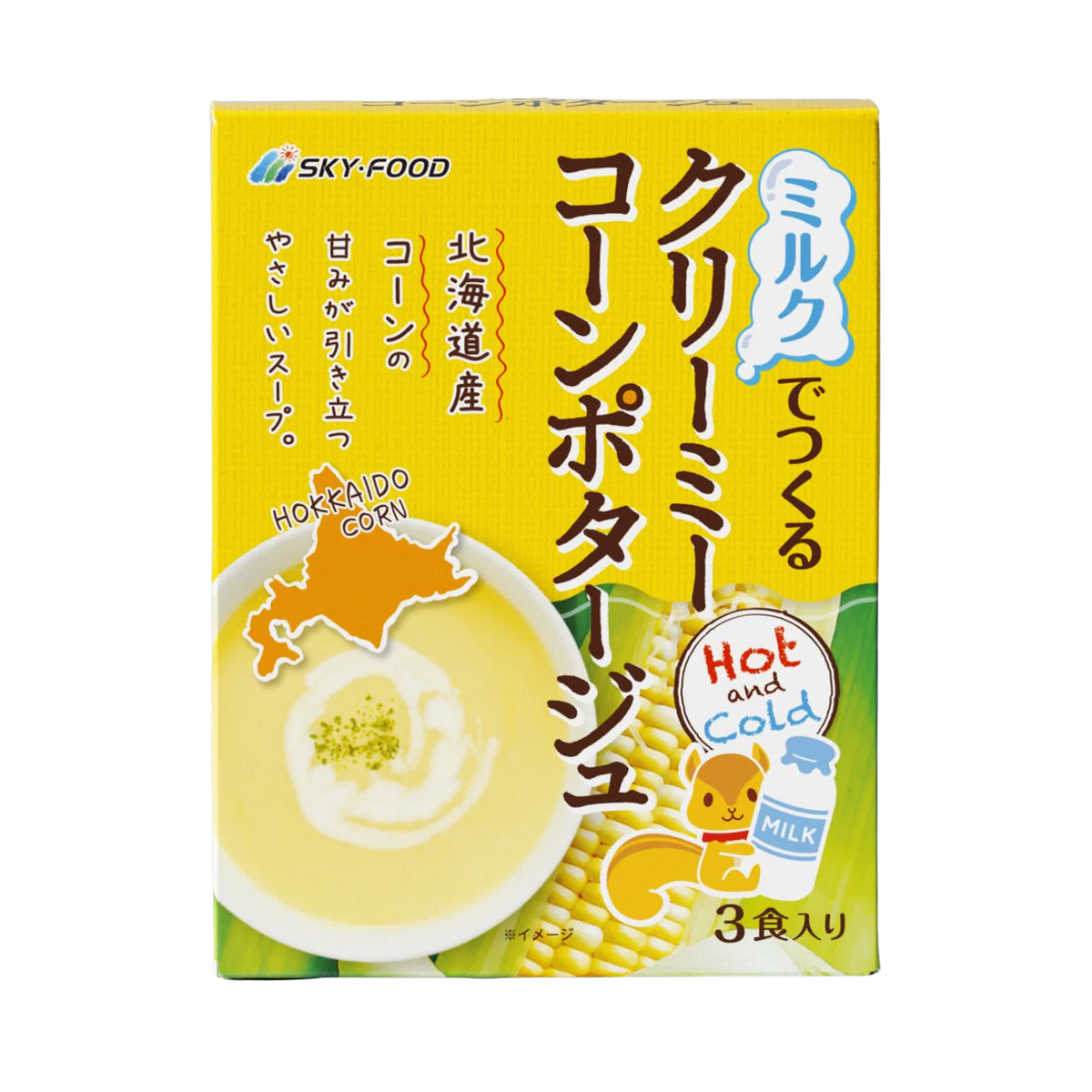 Potage de maïs crémeux SKY-FOOD (15,5 g x 3 sachets)