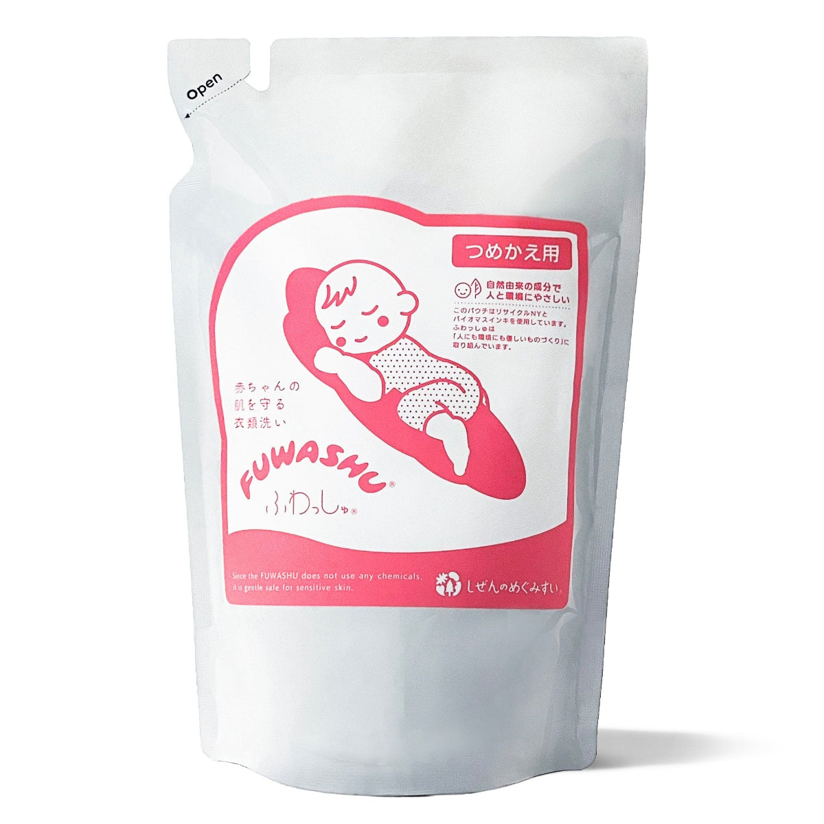 Shizen no Megumisui Baby Laundry Detergent FUWASHU Refill (400mL)