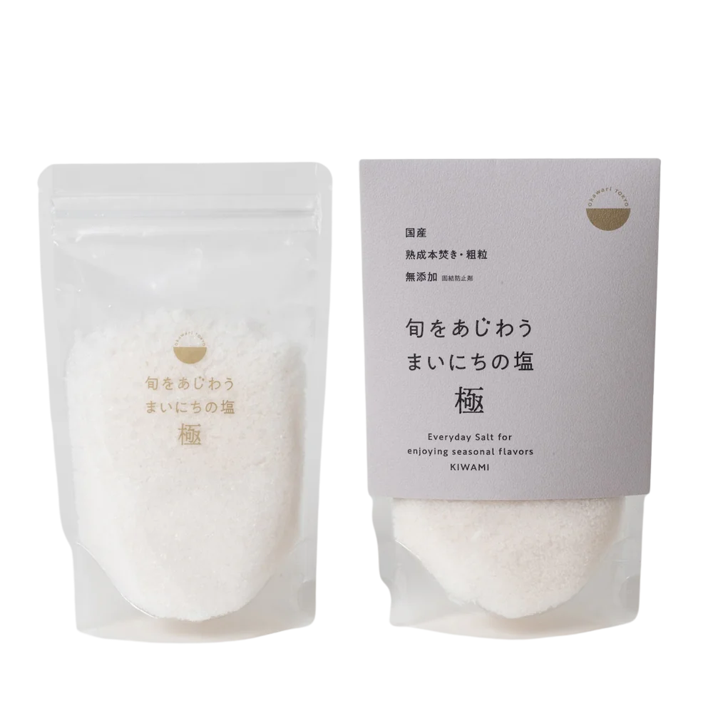 okawari TOKYO Everyday Salt for enjoying seasonal flavors KIWAMI (120g)