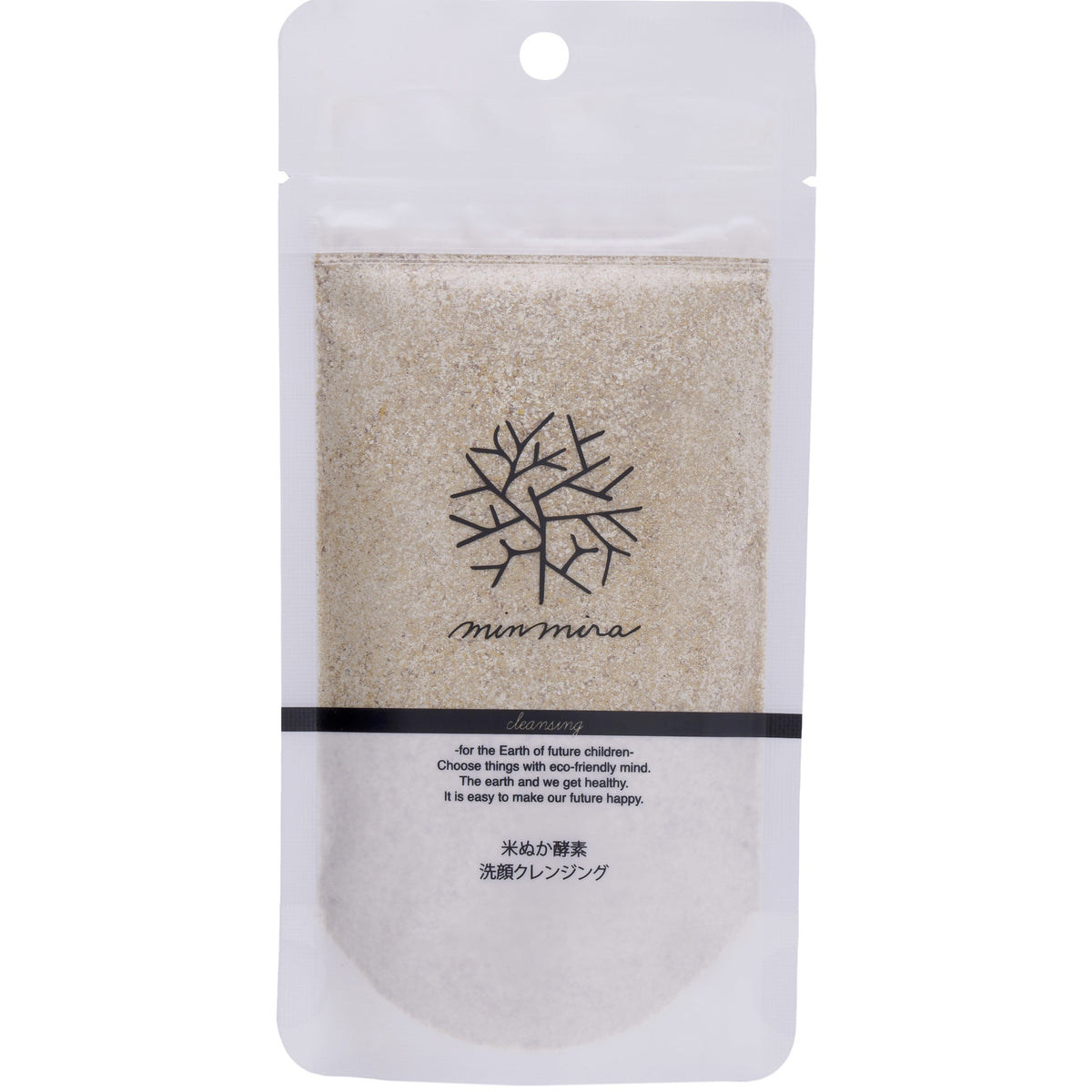 minnade miraio rice bran cleansing refill 70g