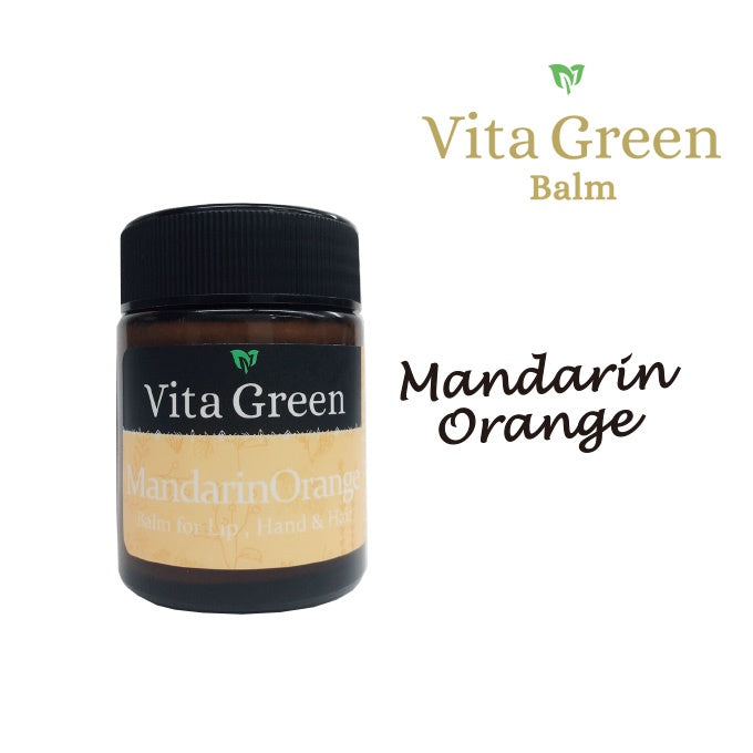 Vita Green Lip, Hand, & Hair Balm MANDARIN ORANGE 46g