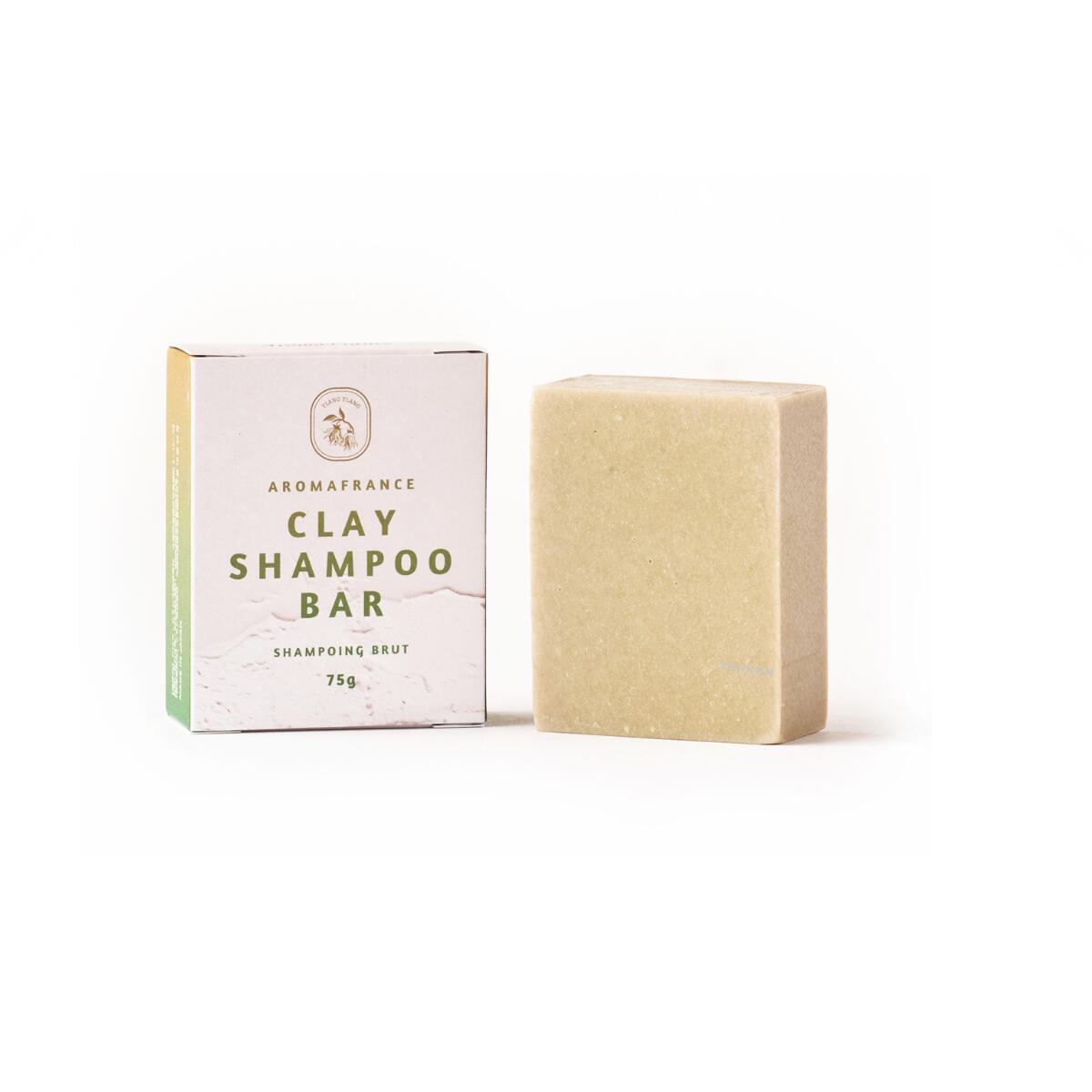 Aroma France Clay Shampoo Bar Shampoing Brut 75g