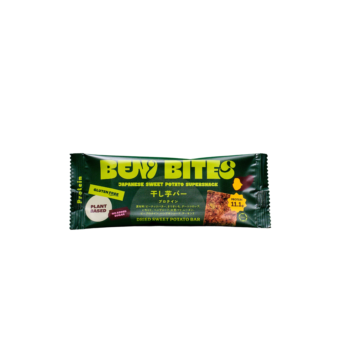 BENI BITES Dried Sweet Potato Bar Protein
