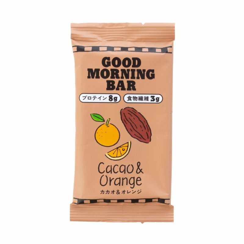 Brown Sugar 1st GOOD MORNING BAR Cacao & Orange (38g)