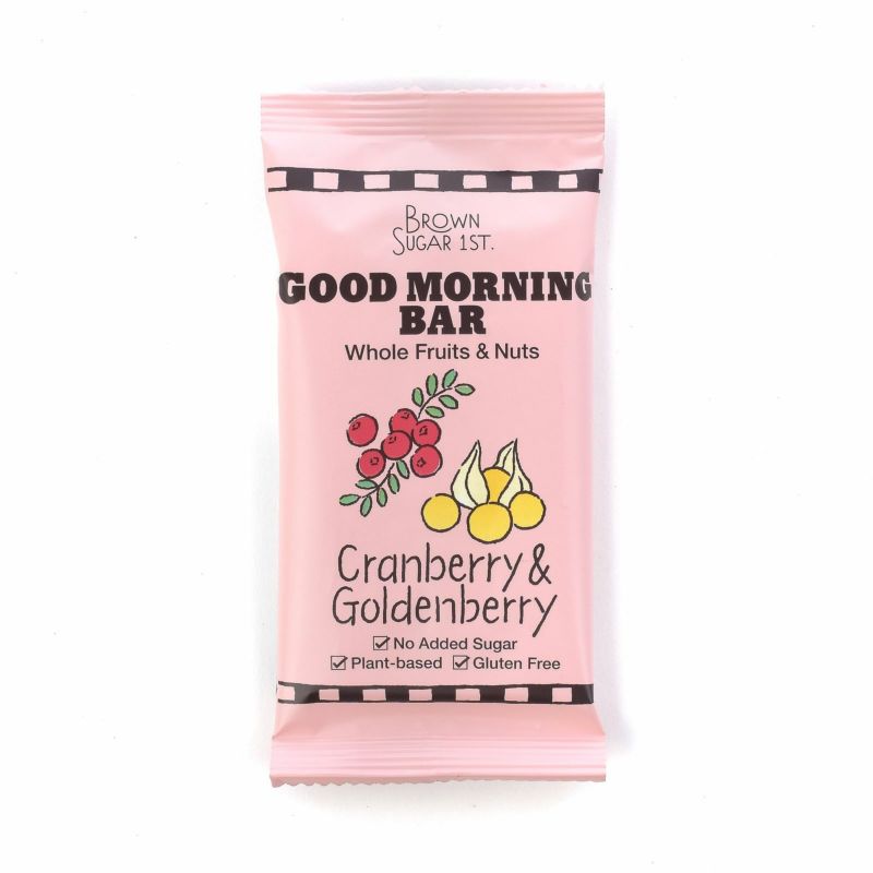 Brown Sugar 1st GOOD MORNING BAR Cranberry & Goldenberry 35g