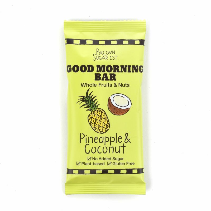 Brown Sugar 1st GOOD MORNING BAR Pineapple & Coconut 35g