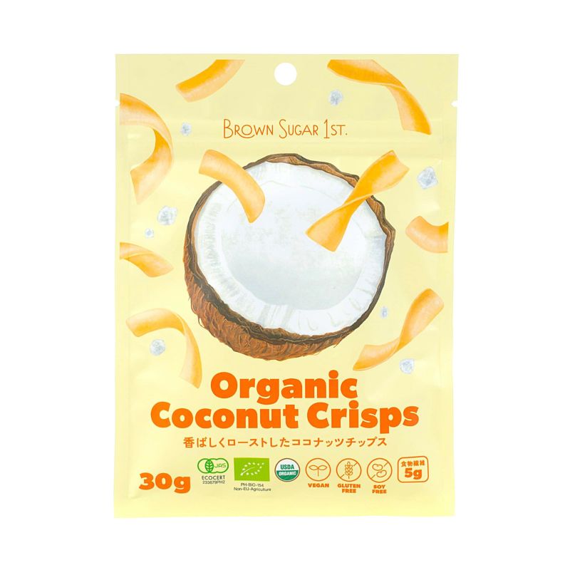 Brown Sugar 1st Organic Coconut Crisps 30g