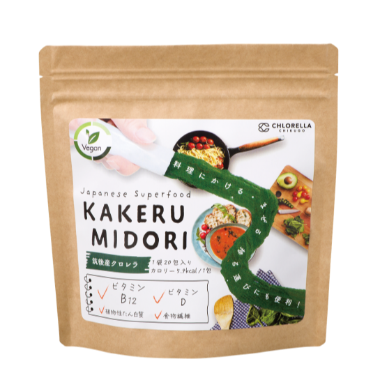 CHLORELLA CHIKUGO: KAKERU MIDORI 28.8g 
