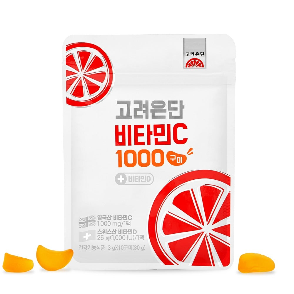 Korea Eundan Vitamin C 1000mg Gummies + Vitamin D (30g)