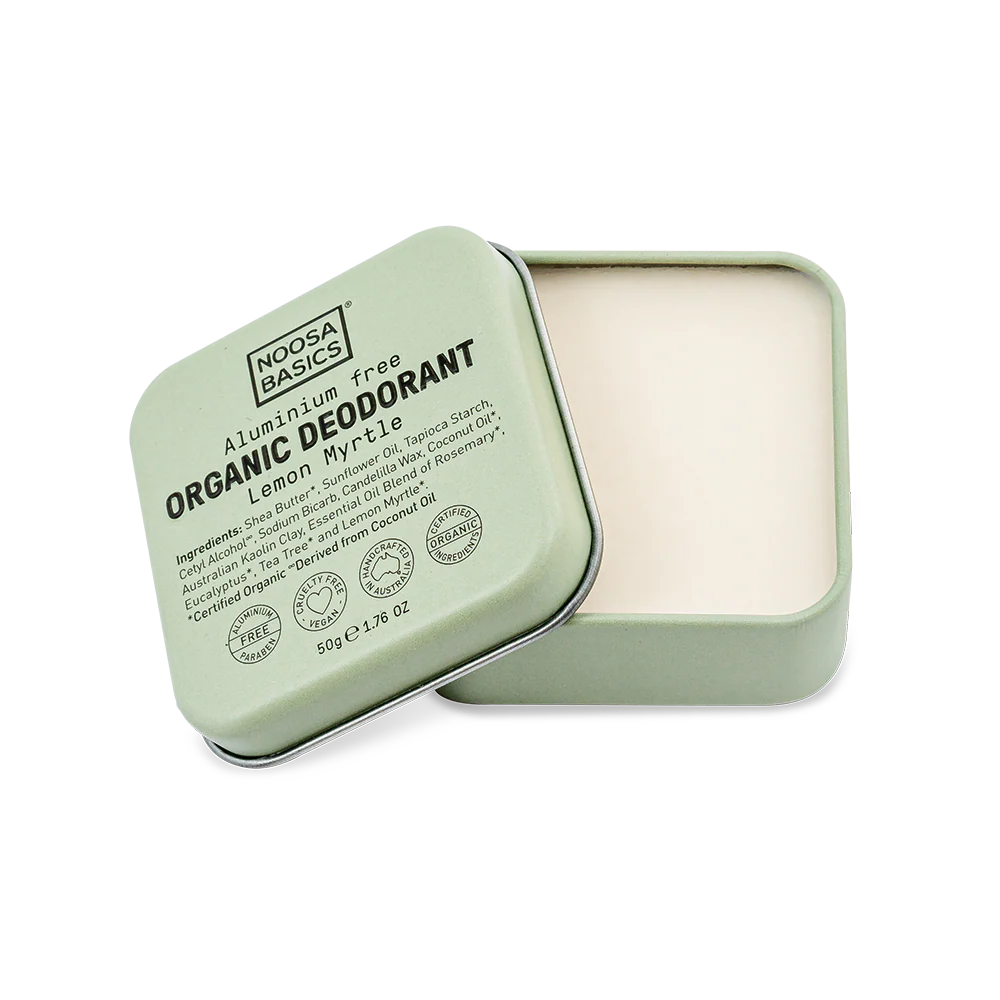 Noosa Basics Organic Deodorant Cream - Lemon Myrtle (50g)