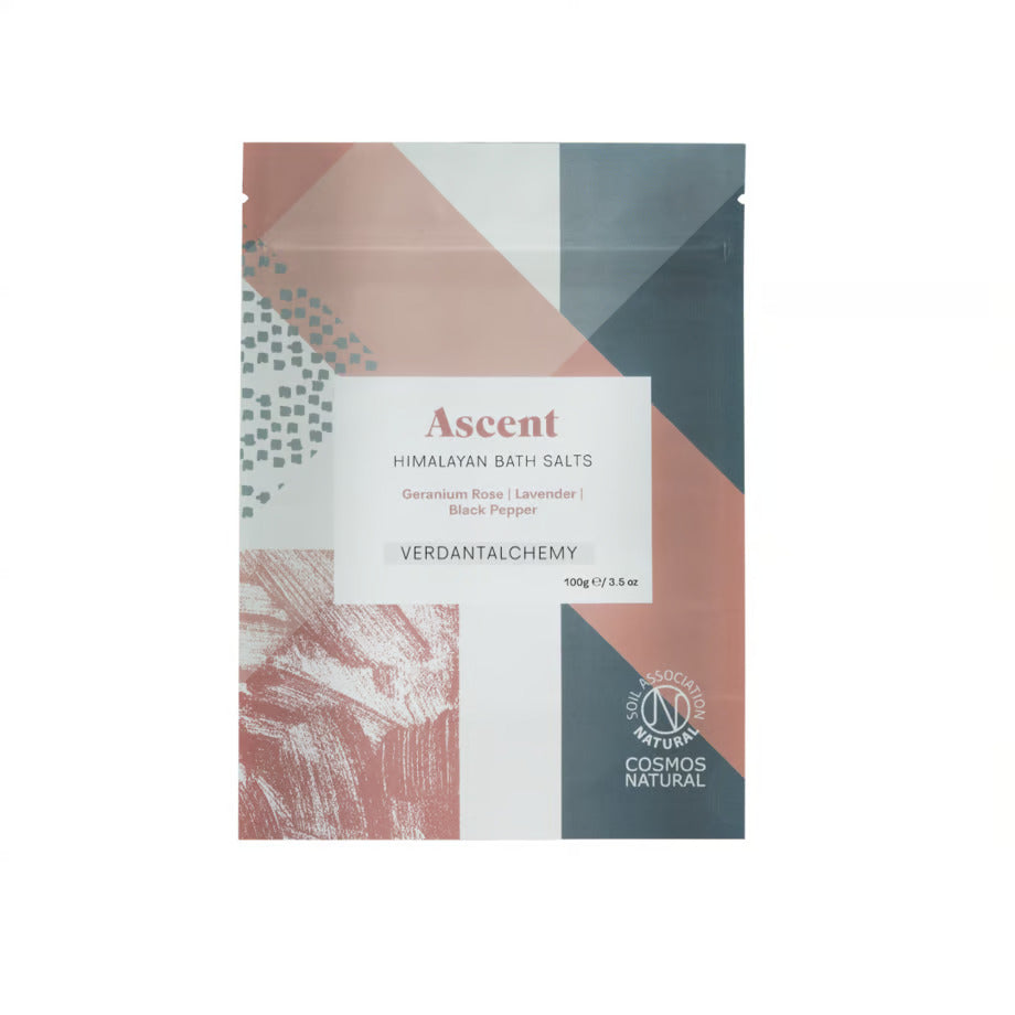 Sales de baño del Himalaya rosas Verdant Alchemy Ascent 100 g