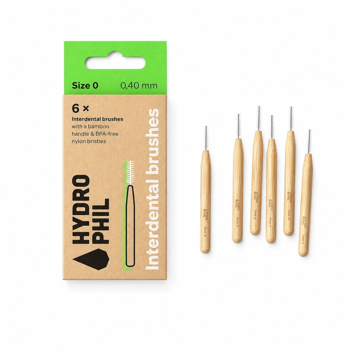 Hydrophil Interdental Brushes (6-Pack)
