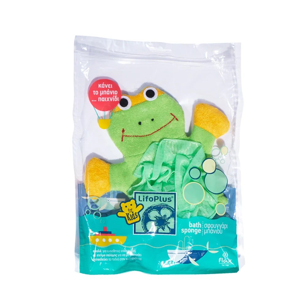 LifoPlus Baby Sponge: Green Frog