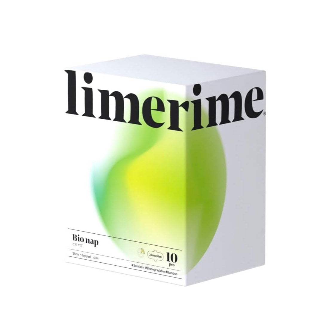 limerime Bio nap Bamboo Sanitary Pad Daytime Slim 24cm