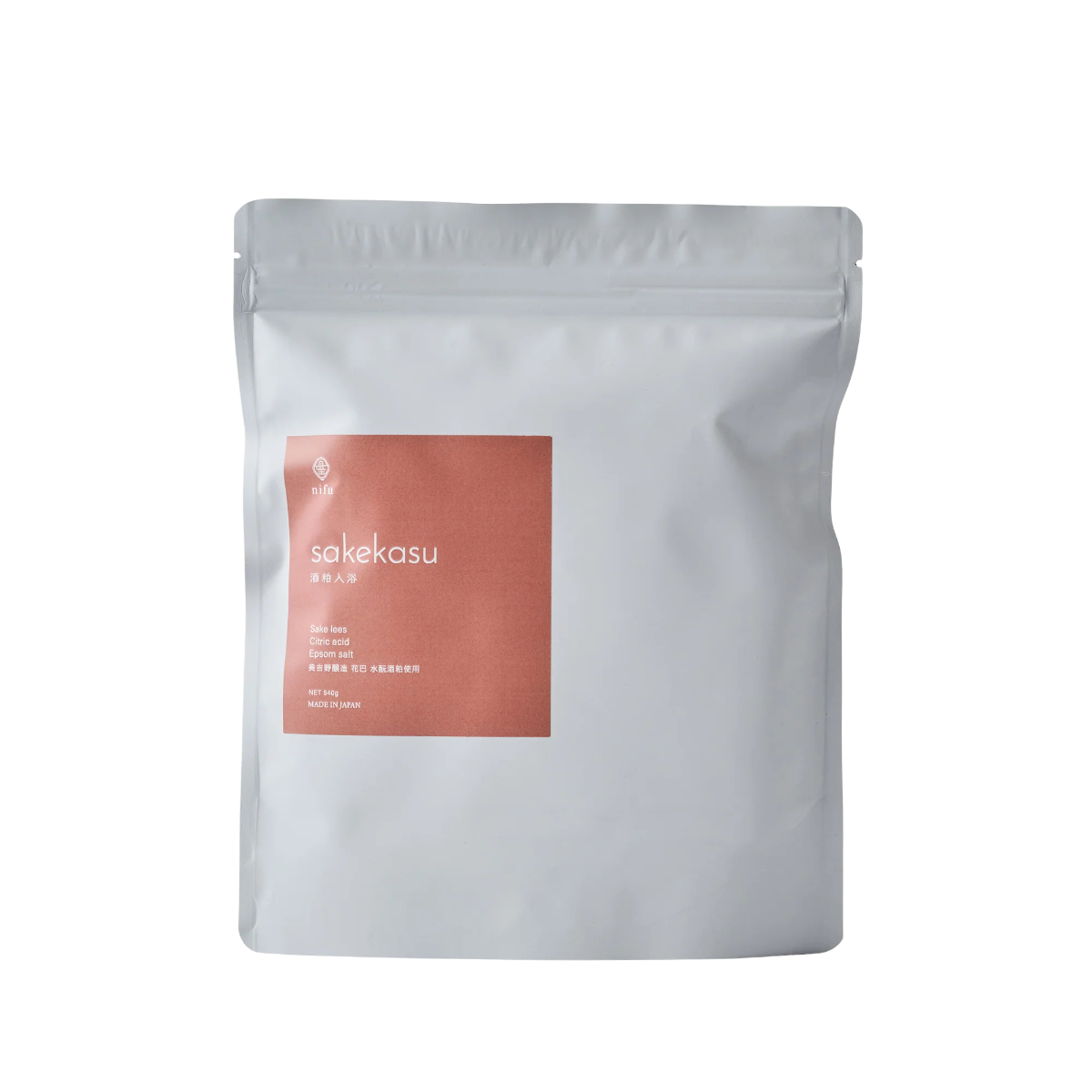 nifu natural bath bag sakekasu (540g)