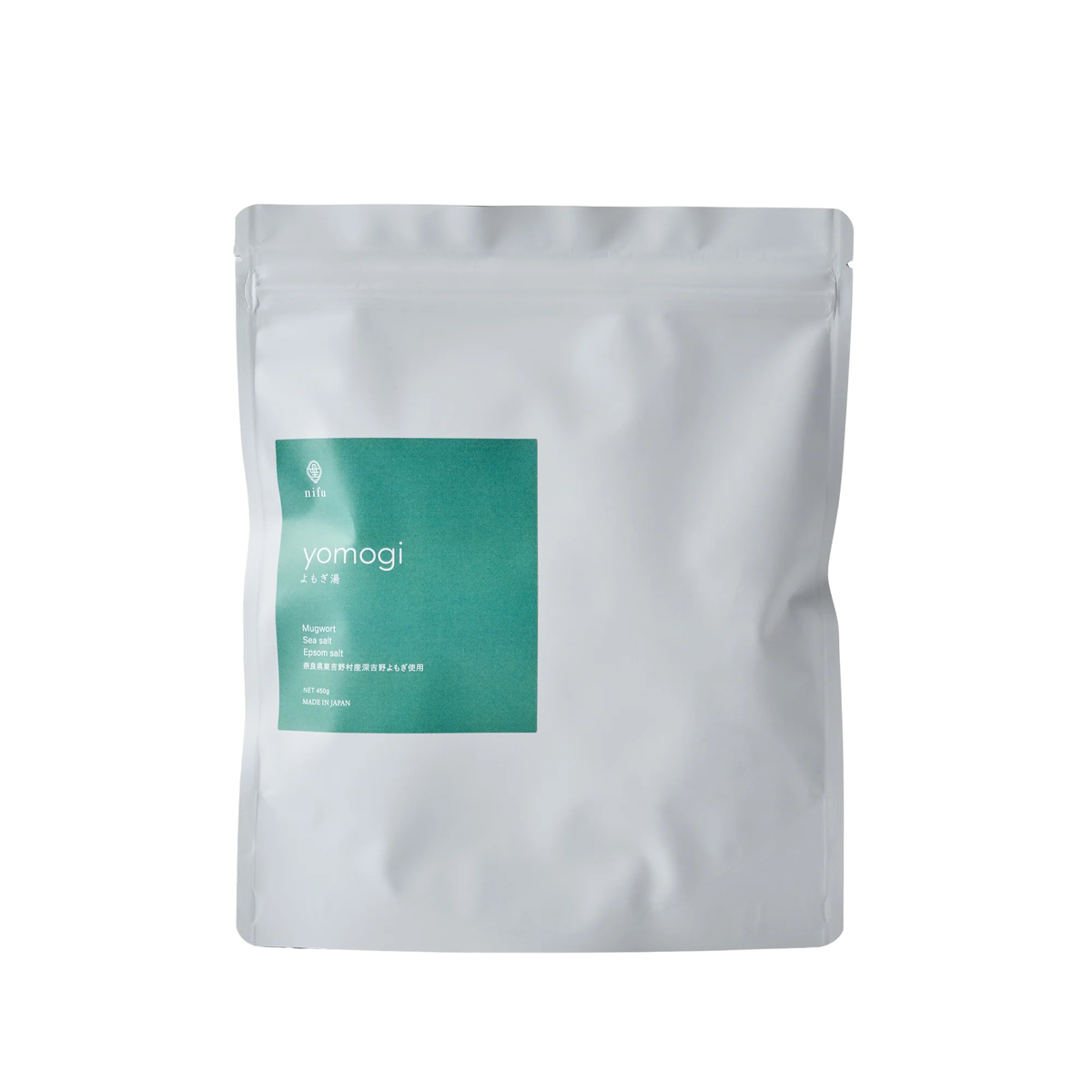 nifu natural bath bag yomogi (450g)