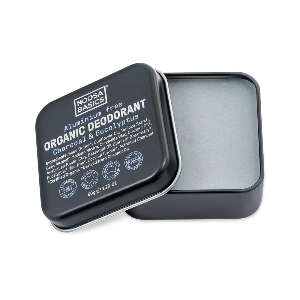 Noosa Basics Desodorante en Crema Orgánico - Carbón y Eucalipto (50g)