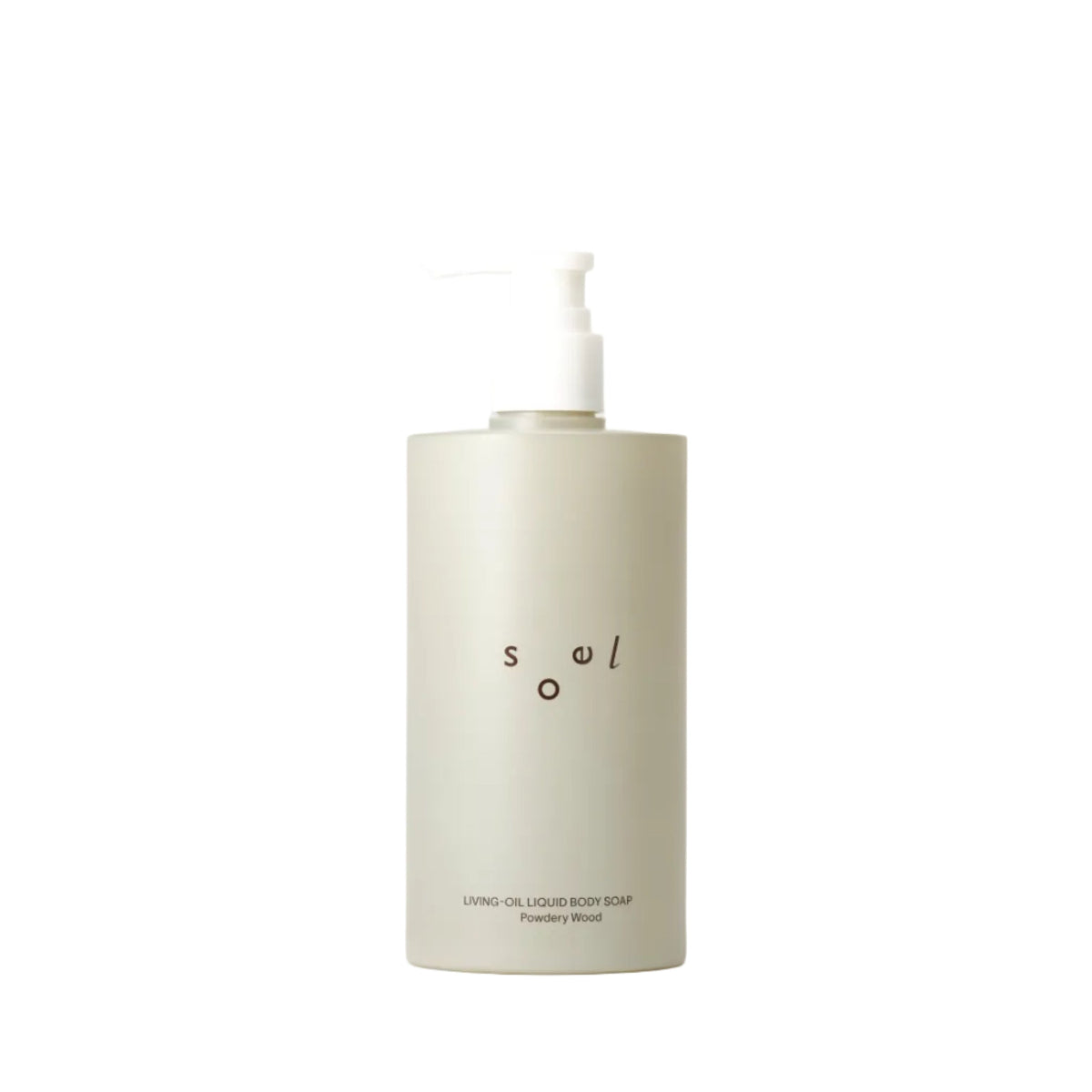 soel LIVING-OIL LIQUID BODY SOAP POWDERY WOOD (400mL)